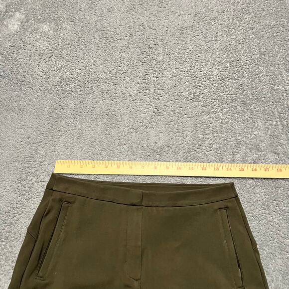 Lululemon Pants Womens 6 On The Move Travel Dress Green Ankle Straight - Picture 7 of 10